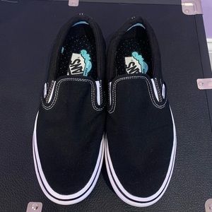 Black Slip-On Vans